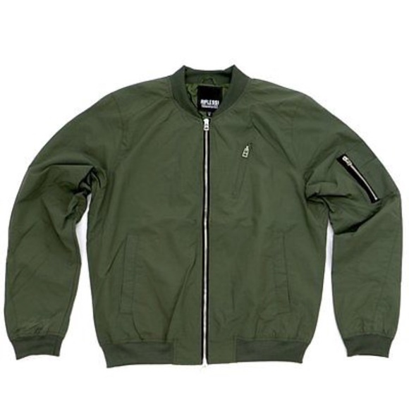 Olive bomber jacket - Picture 4 of 4